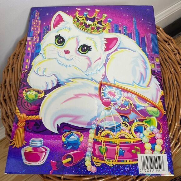 Rare Lisa Frank Glamour Jeweled Purrscilla Persian Cat Double Pocket Folder 2003 - Picture 5 of 6